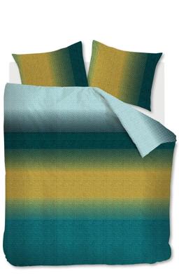 Beddinghouse Duco Dekbedovertrek - Lits-jumeaux (240x200/220 Cm + 2 Slopen) - Katoen Satijn - Green