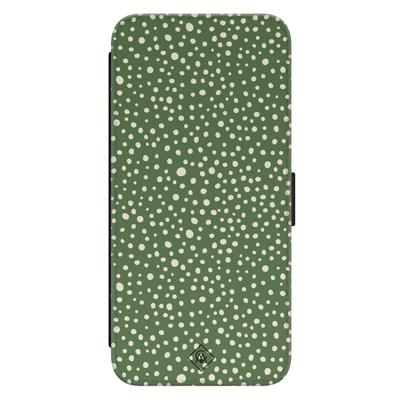 Samsung Galaxy S22 flipcase - Green dots