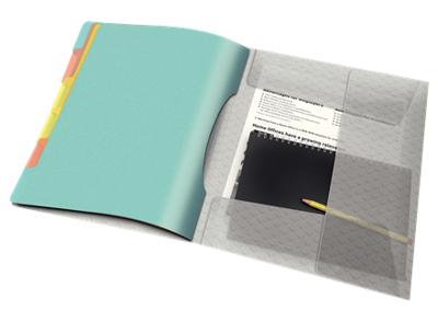 Esselte Colour&apos;Breeze sorteermap, PP, ft A4, 6 tabs, assorti