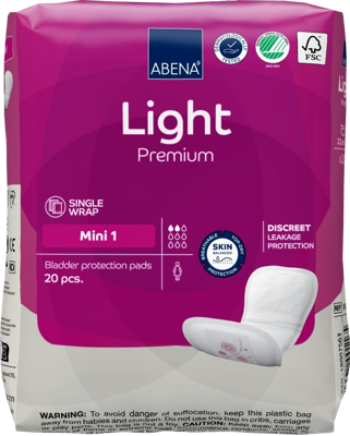 Abena Light Premium Mini 1 Inlegverband Abena Light Premium Mini 1 Inlegverband