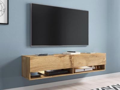 TV-meubel ACAPULCO 2 klapdeuren 140 cm wotan eik