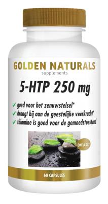 Golden Naturals 5-HTP 250mg 60 Vegetarische capsules