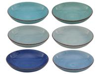 Cookinglife Pastaborden Delice Blauw ø 23 cm - 6 stuks - thumbnail