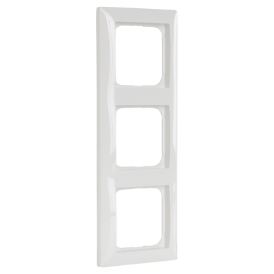 Busch-Jaeger Balance Afdekraam | Inbouw | 3-voudig | Verticaal/Horizontaal | Polarwit - 66.054.24