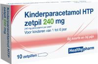 Healthypharm Kinderparacetamol HTP Zetpil 240mg - thumbnail