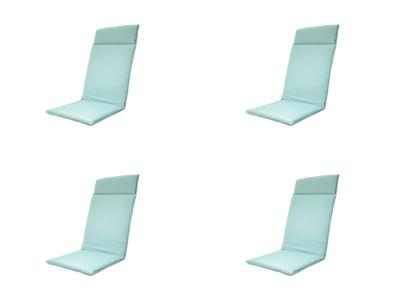 Kussen hoog universeel ca. 120x50 cm Napels azure water repellent coating (4 stuks) Madison - Madison