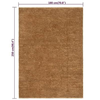 Vloerkleed lussenpool handgemaakt 180x250 cm jute en katoen - thumbnail