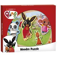 Bambolino Bing houten puzzel met grote figuren - educatief speelgoed leren puzzelen - toys - thumbnail