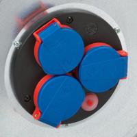 Brennenstuhl KTro Garant 1198370 kabelhaspel 3 aansluitingen oranje aderdikte 1.5mm buitengebruik 25m - thumbnail