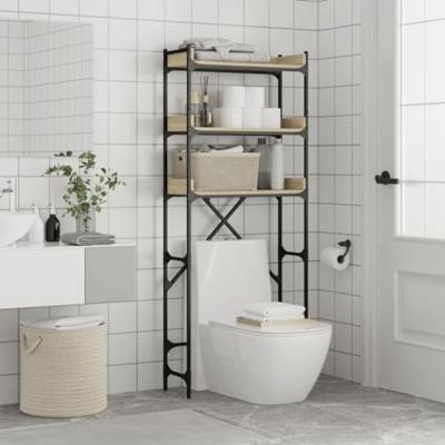 Wasmachinekast 67x25x163 cm bewerkt hout sonoma eikenkleurig Wasmachinekast 67x25x163 cm bewerkt hout sonoma eikenkleurig