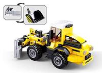 Sluban Wheel Loader bouwstenen set - thumbnail