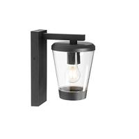 QAZQA Moderne buiten wandlamp zwart IP44 - Joren - thumbnail