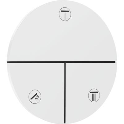 Hansgrohe ShowerSelect Comfort S stopkraan inbouw voor 3 functies, mat wit Hansgrohe ShowerSelect Comfort S stopkraan inbouw voor 3 functies, mat wit