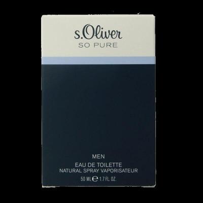 S Oliver So pure men eau de toilette 50 Milliliter S Oliver So pure men eau de toilette 50 Milliliter