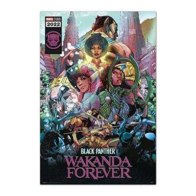 Poster Marvel - Black Panther - Wakanda Forever Comic 61x91,5cm