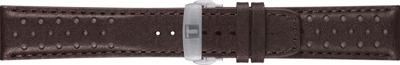 Horlogeband Tissot T600046348 Leder Bruin 22mm