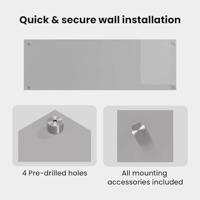 VidaXL Keuken spatscherm 2 pcs lichtgrijs 120 x 40 cm gehard glas - thumbnail