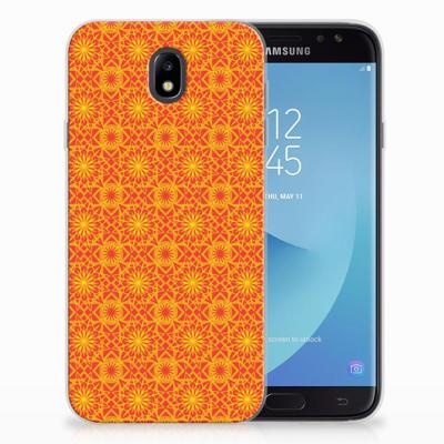 Samsung Galaxy J7 2017 | J7 Pro | TPU bumper | Batik Oranje