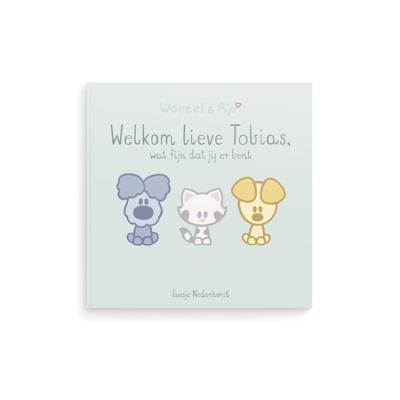 Woezel & Pip babyboek met naam en foto - Softcover