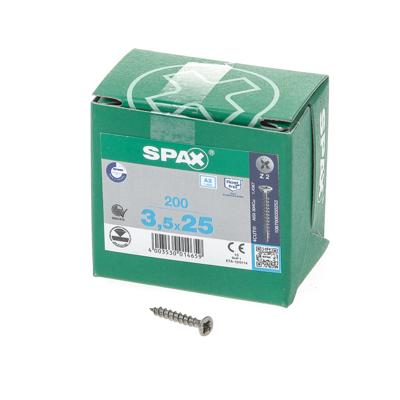 Spax pk pozi rvs 3,5x25(200)