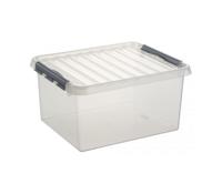 Sunware q-line opbergbox 36l transparant - thumbnail