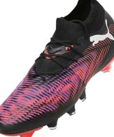 PUMA Future 8 Match Gras / Kunstgras Voetbalschoenen (MG) Zwart Paars Rood - thumbnail