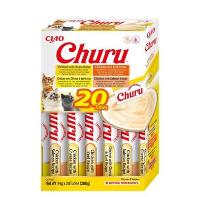 INABA Churu Variety box Chicken and beef - Kattensnoepje - 20 x 14g