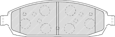 Remblokken set FDB4002