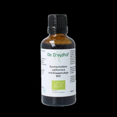 Cruydhof Eschscholtzia calif / slaapmutsje tinctuur bio 50 Milliliter