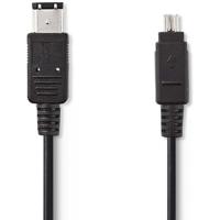 Nedis FireWire-kabel, stekker met 4 pins, 6-polig - thumbnail