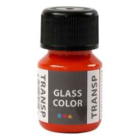 Creativ Company Glass color transparent, oranje, 30 ml/ 1 fles - thumbnail