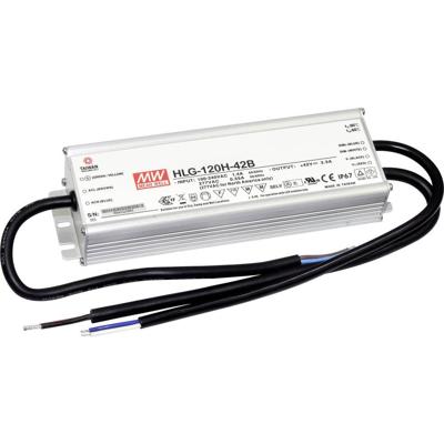 MEAN WELL HLG-120H-12B LED-driver, LED-transformator Constante spanning, Constante stroomsterkte 120 W 10 A 6 - 12 V/DC Dimbaar, PFC-schakeling, MEAN WELL HLG-120H-12B LED-driver, LED-transformator Constante spanning, Constante stroomsterkte 120 W 10 A 6 - 12 V/DC Dimbaar, PFC-schakeling,
