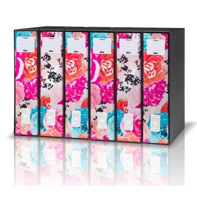 Vulbare opbergkest Rexel Dox 1 Zwart A4