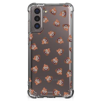 Doorzichtige Silicone Hoesje voor Samsung Galaxy S21 Poep Emojis Doorzichtige Silicone Hoesje voor Samsung Galaxy S21 Poep Emojis