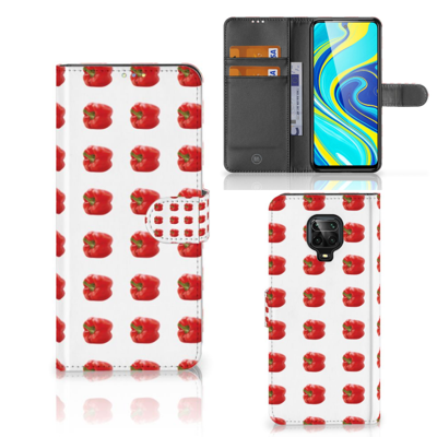 Xiaomi Redmi Note 9 Pro | Note 9S | Book Cover | Paprika Red | Portemonnee hoesje