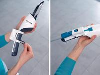 Leifheit 51039 Clickhendel Raam- en Badkamerzuiger Nemo Wit - thumbnail