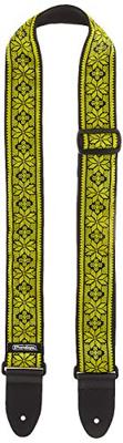Dunlop D6702YE Jacquard Fillmore Yellow Strap gitaarband Dunlop D6702YE Jacquard Fillmore Yellow Strap gitaarband