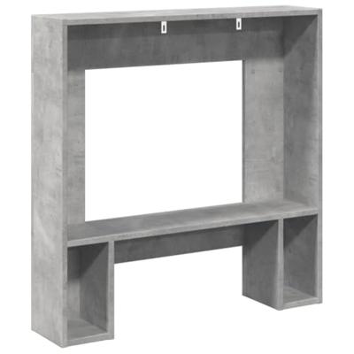 VidaXL Haardombouw 81x18x82 cm bewerkt hout betongrijs