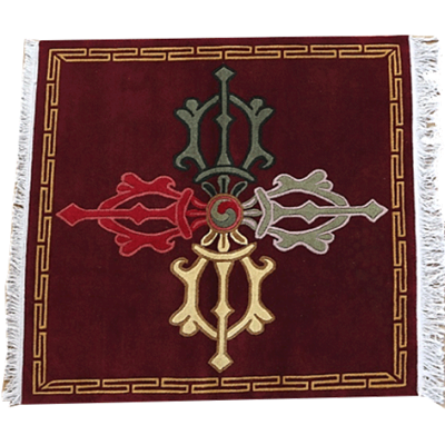 Tibetaans meditatie tapijt Dubbele Dorje