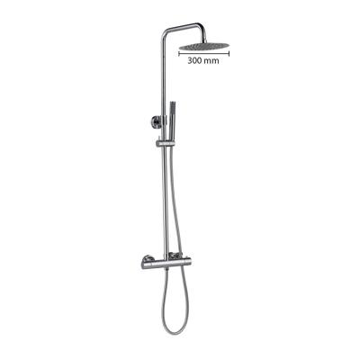 Regendoucheset Opbouw Best Design Paris-300 Thermostaatkraan Ø 30 cm Chroom Regendoucheset Opbouw Best Design Paris-300 Thermostaatkraan Ø 30 cm Chroom