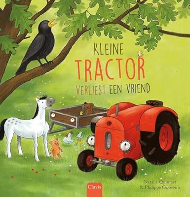 Kleine tractor verliest een vriend