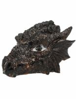 Orgonite Draken Schedel Zwart - thumbnail