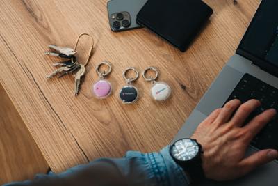 Verbatim My Finder Coin 3-Pack Bluetooth tracker Apple AirTag Zwart, Wit, Pink