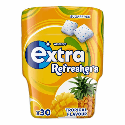 Extra bottle refreshers tropical (6x 67g)