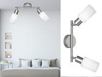 Trio Moderne PlafondlampMars 2-lichts nikkel mat - R80012007 - thumbnail