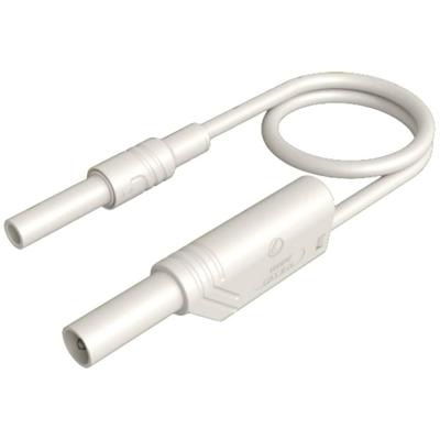 SKS Hirschmann MAL S WS-B 100/2,5 ws Veiligheidsmeetsnoer 4mm-veiligheidsbus 4mm-veiligheidsstekker, stapelbaar 100 cm Wit 1 stuk(s) SKS Hirschmann MAL S WS-B 100/2,5 ws Veiligheidsmeetsnoer 4mm-veiligheidsbus 4mm-veiligheidsstekker, stapelbaar 100 cm Wit 1 stuk(s)