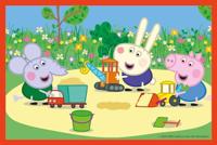 Clementoni blokpuzzel peppa pig, 6st. - thumbnail