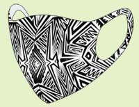 Mondkapje Tattoo One Size - Uitwasbaar - thumbnail