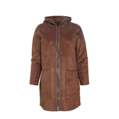 Paprika reversible coat cognac