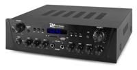 Power Dynamics PV220BT 2 zoneversterker 200W met FM, USB, BT & MP3-speler - thumbnail